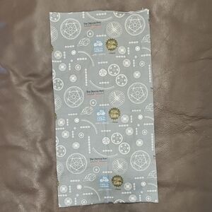 Gray Patterned Neck Buff, Scarf